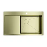 Кухонная мойка Omoikiri Akisame 86-LG-R Side (4997046) светлое золото