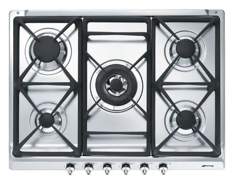 Газовая варочная панель Smeg SE70SGH-5