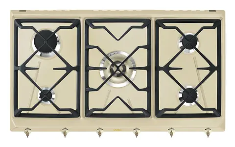 Газовая варочная панель Smeg SRV896POGH