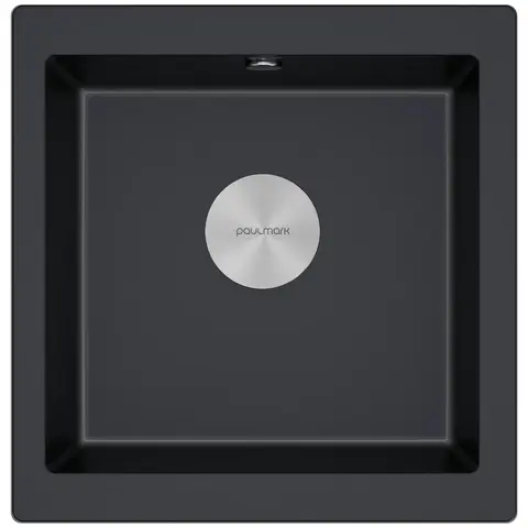 Кухонная мойка Paulmark Gera 50 (450*460) Черный (418/BLM)