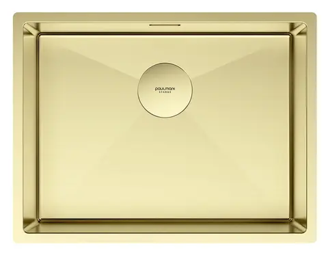 Кухонная мойка Paulmark Next 58 UNI (580*440) Светлое золото LG