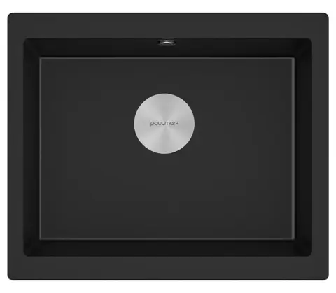 Кухонная мойка Paulmark Gera 60 (550*460) Черный (418/BLM)