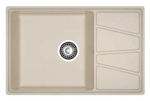 Кухонная мойка Granfest Vertex 780L (780*500) Кашемир